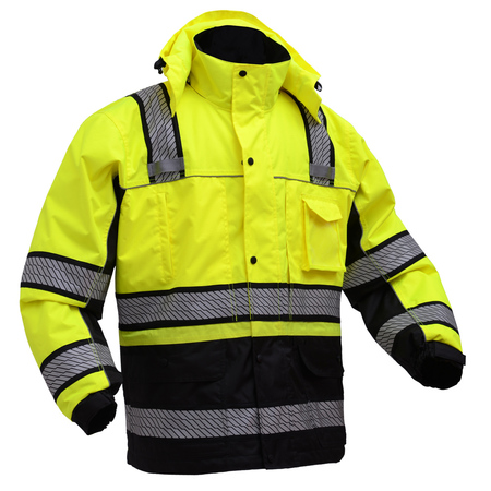 GSS SAFETY Hype-Lite Class 2 Safety Vest w/Rflctn 1602-5XL