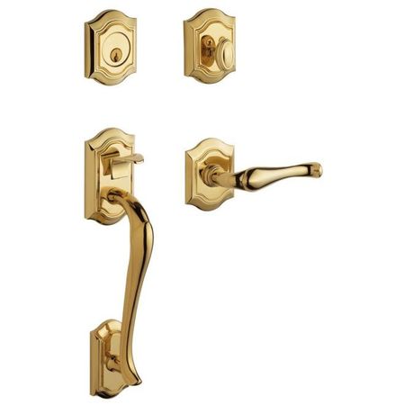 BALDWIN Estate Unlacquered Brass Handlesets 85327.031.RFD