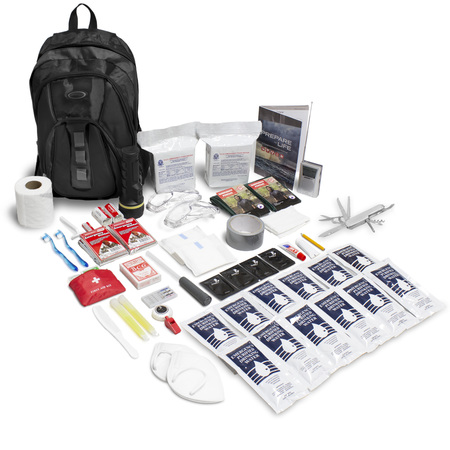 EMERGENCY ZONE Essentials Complete Kit, 2 Person, Black 860-2BA