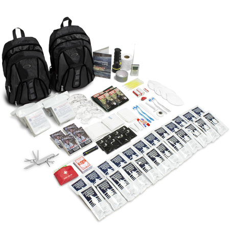 EMERGENCY ZONE Essentials Complete Kit, 4 Person, Black 860-4BA