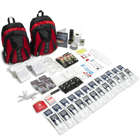 EMERGENCY ZONE Essentials Complete Kit, 4 Person, Red Backpack 860-4RA