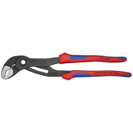 KNIPEX Water Pump Pliers, 12" Cobra Water Pump 87 02 300