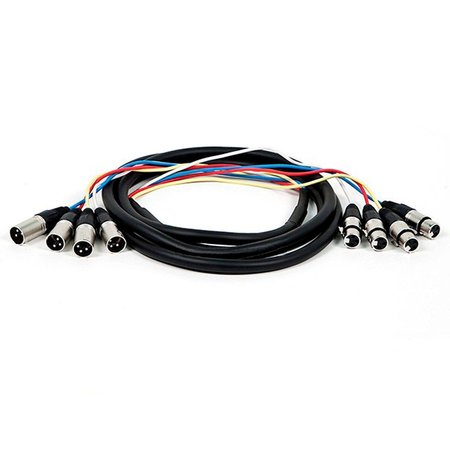 MONOPRICE Xlr Male Toxlr Female Snake Cable, 10 ft. 8765