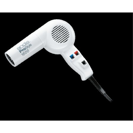 Andis Hair Dryer, Handheld, White, 1600 Watts PD-2A