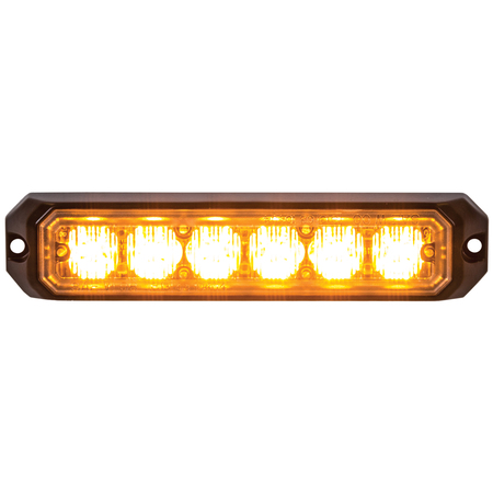 BUYERS PRODUCTS Strbe Lght, 6 Ambr LEDs, Sync or Altern, 5" 8891500