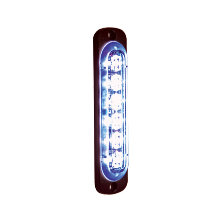 BUYERS PRODUCTS Thin 4.5 Inch Blue Vertical LED Strobe Light 8891914