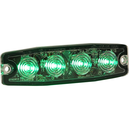Buyers Products Ultra Thin 4.5 Inch Green LED Strobe Light 8892249