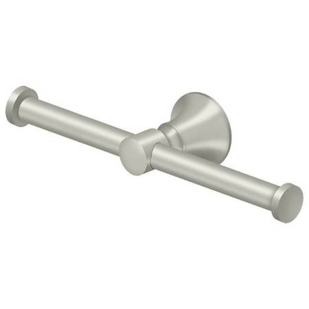 DELTANA Double Toilet Paper Holder 88 Series Satin Nickel 88DTPH-15