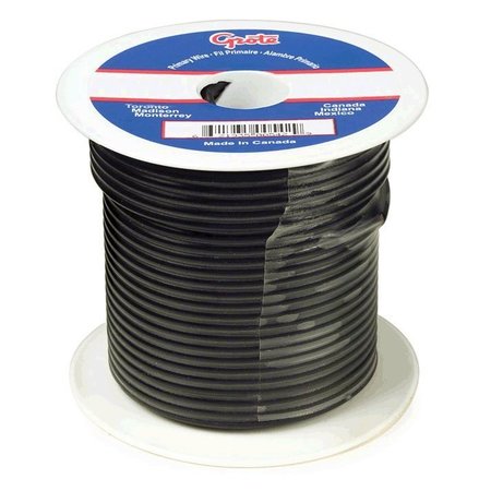 GROTE Primary Wire, 14 Gauge, Black, 1000ft.Spool 88-7002