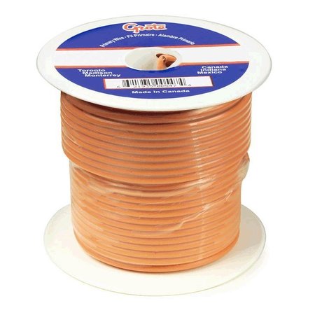 Grote Primary Wire, 16G, Orange, 1000 ft. Spool 88-8012