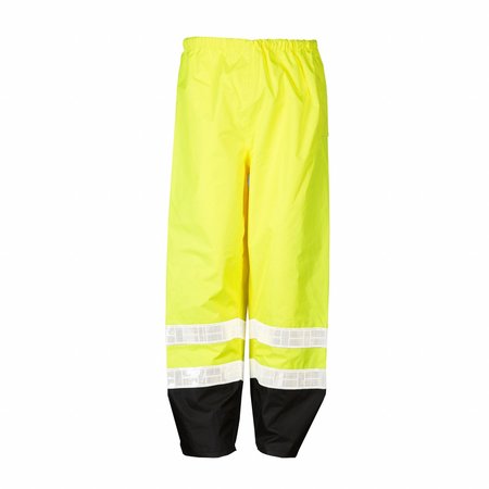 Kishigo 2-Piece Rainsuit with Hood, Jacket/Pant, Storm Stopper Pro, Class 3, Hi-Vis Lime, Size L/XL RW100-L-XL