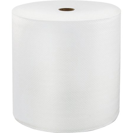 Locor Hardwound Paper Towels, 1 Ply, Continuous Roll Sheets, 800 ft, White, 6 PK 46896
