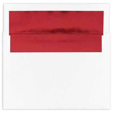 GREAT PAPERS Envelope, Foil Lining, White with, PK25 9021069