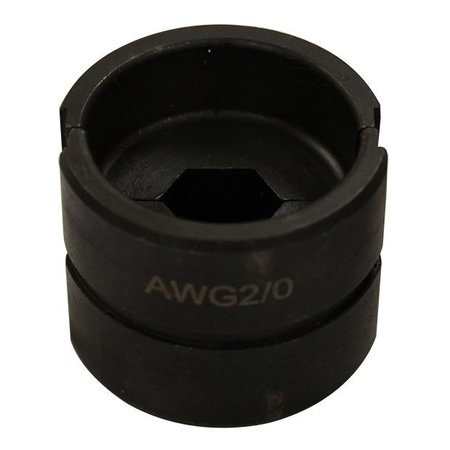 ECLIPSE TOOLS Replacement Die, 2/0 AWG 902-484-DIE-AWG2-0