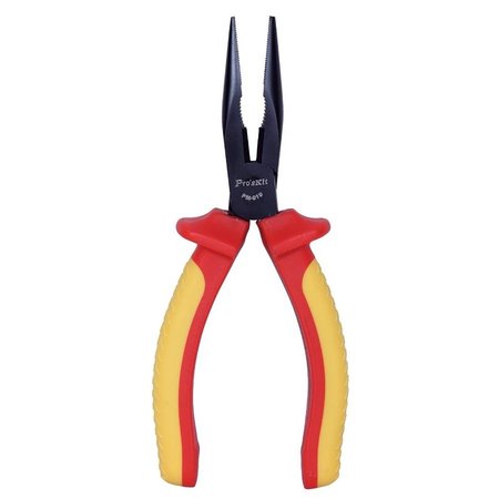 Proskit Insulated L, nosed Pliers, 6-1/4", 10 902-208