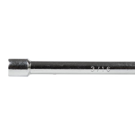 Eclipse Tools Hollow Shaft Nutdriver, 3/16", Rubber Gr 902-231