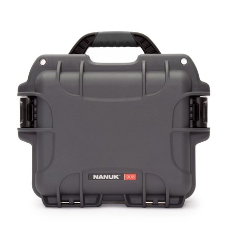 NANUK CASES Case, Graphite, 908S-000GP-0A0 908S-000GP-0A0