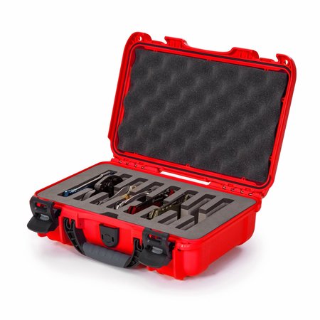 NANUK CASES Case with Foam Insert for 8 Knives, Red, 909S-080RD-0A0-19327 909S-080RD-0A0-19327