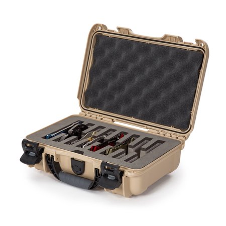 NANUK CASES Case with Foam Insert for 8 Knives, Tan, 909S-080TN-0A0-19327 909S-080TN-0A0-19327