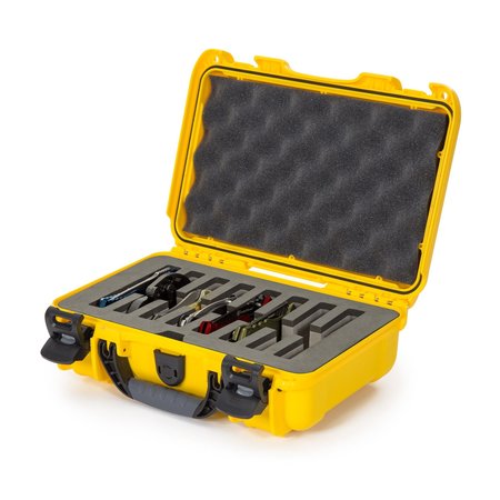 NANUK CASES Case w/ Foam Insert for 8 Knives, Yellow 909S-080YL-0A0-19327