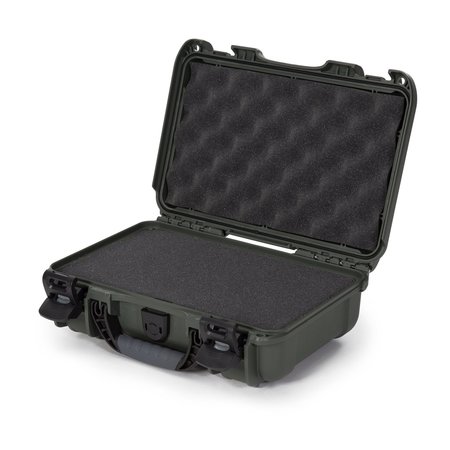 NANUK CASES Case with Foam, Olive, 909S-010OL-0A0 909S-010OL-0A0