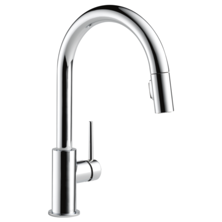 DELTA Manual, 1 Hole Single Handle Pull-Down Kitchen Faucet 9159-DST