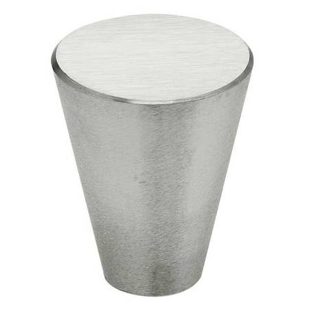 OMNIA Cone Cabinet Knob Satin Stainless Steel 15/16" 9181/24.32D