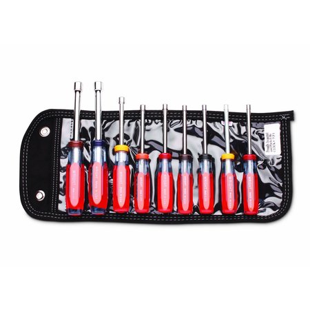 Wright Tool Nut Driver 9 Piece Set Metric Hollow Sha 9218