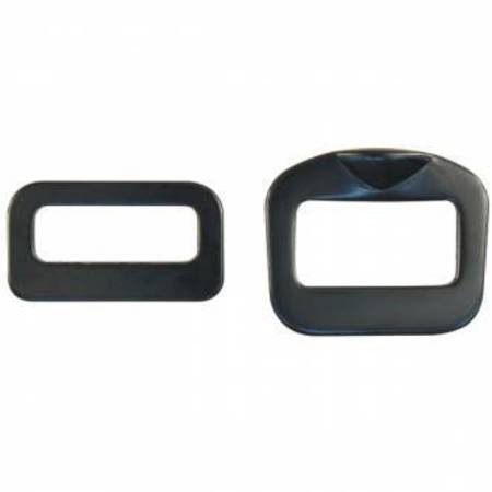 KONG USA Autom.Buckle+Stop Square Ring Black 28mm 927F281N0XK