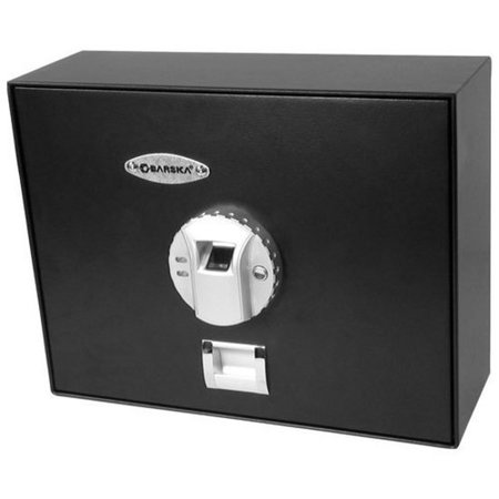 Barska Security Safe, 0.23 cu ft, 21 lb, Biometric Lock AX11556