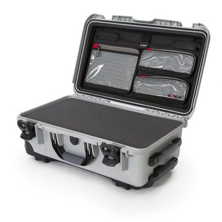 NANUK CASES Case with Lid Organizer Foam, Silver, 935S-050SV-0A0 935S-050SV-0A0