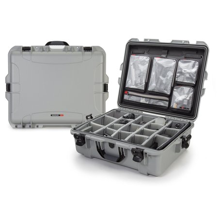 NANUK CASES Case with Lid Organizer Divider, Silver, 945S-060SV-0A0 945S-060SV-0A0