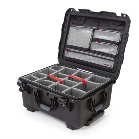 NANUK CASES Case w/Lid Organizer w/Divider, Black, 950S-060BK-0A0 950S-060BK-0A0