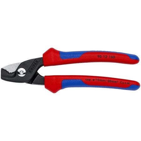 Knipex Cable Shears, 6 1/4" StepCut 95 12 160