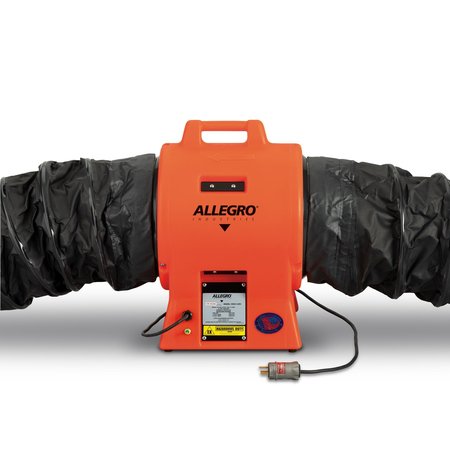 ALLEGRO INDUSTRIES Axial Explosion-Proof Inline Booster Pla 9539-12EXI