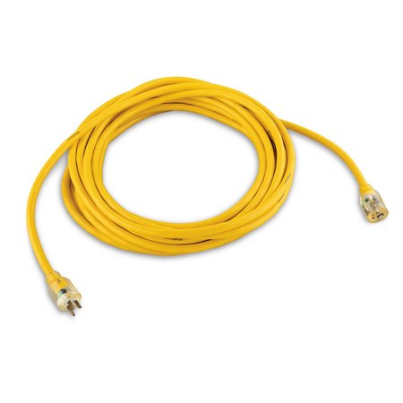 ALLEGRO INDUSTRIES Standard Extension Cord, 125V, Yellow 9540-50