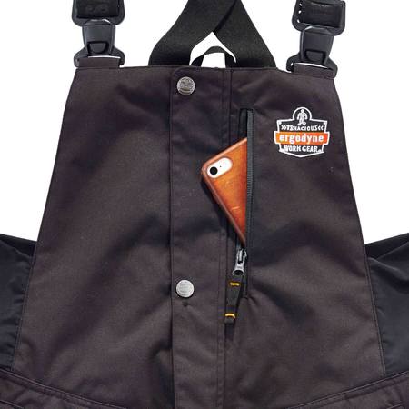 N-Ferno Thermal Bib Overalls, Black, XL 6471