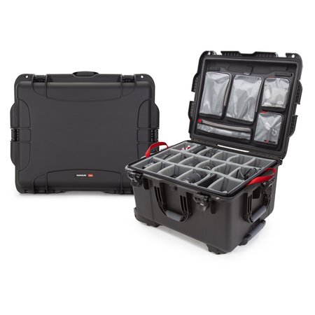 NANUK CASES Case w/Lid Organizer w/Divider, Black, 960S-060BK-0A0 960S-060BK-0A0