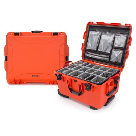 NANUK CASES Case with Lid Org with Divider, Orange, 960S-060OR-0A0 960S-060OR-0A0