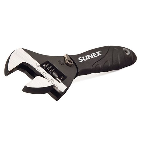 Sunex Wrench, Ratcheting, Adjustable, 8" 9610