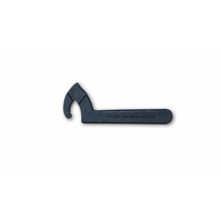 WRIGHT TOOL Spanner Wrench Adjustible Hook Black Ind 9634
