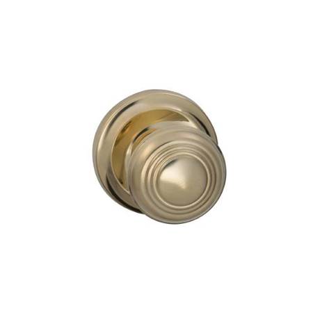 OMNIA Knob 2-5/8" Rose Priv 2-3/8" BS T 1-3/8" Doors ULQ Bright Brass 970 970/00.PR3A