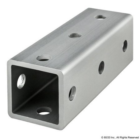 80/20 Square 1.5" Tube W/Holes 100" Profile 9701-100