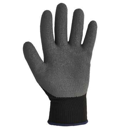 Kleenguard G40 Latex Coated Gloves (97272), Black & Grey, Large (9), 1 Pair 97272