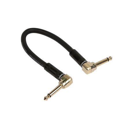 Monoprice Ts Guitar Pedal Cable, Right Angles, 8" 9780