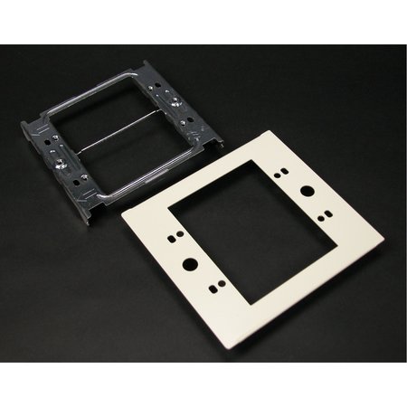 Legrand Device Plate, Ivory, Steel, Plates V4047C-2
