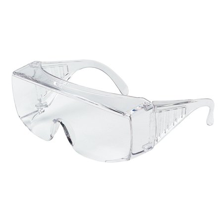 MCR SAFETY Safety Glasses, Clear Uncoated 9800XL