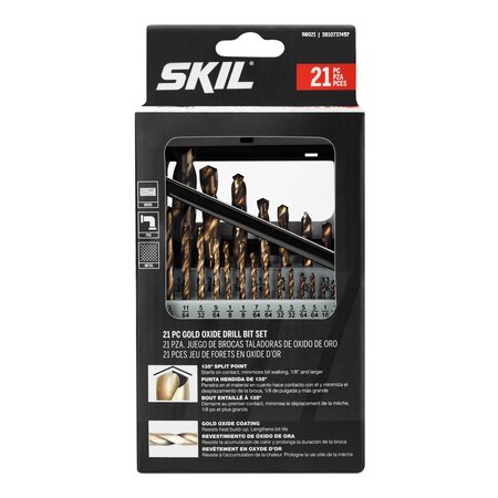 SKIL Gold Oxide Drill Set 21 pcs 98021