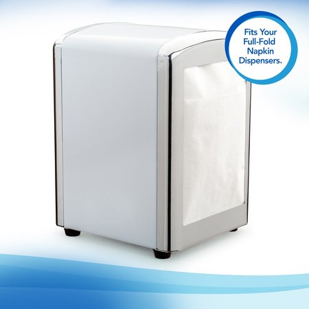 Kimberly-Clark Professional Full Fold Dispenser Napkin Bulk, PK375, 1 White 98740