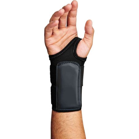 Proflex By Ergodyne Wrist Support, Left, L, Black 4010
